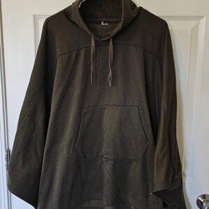 Green Poncho Sweater